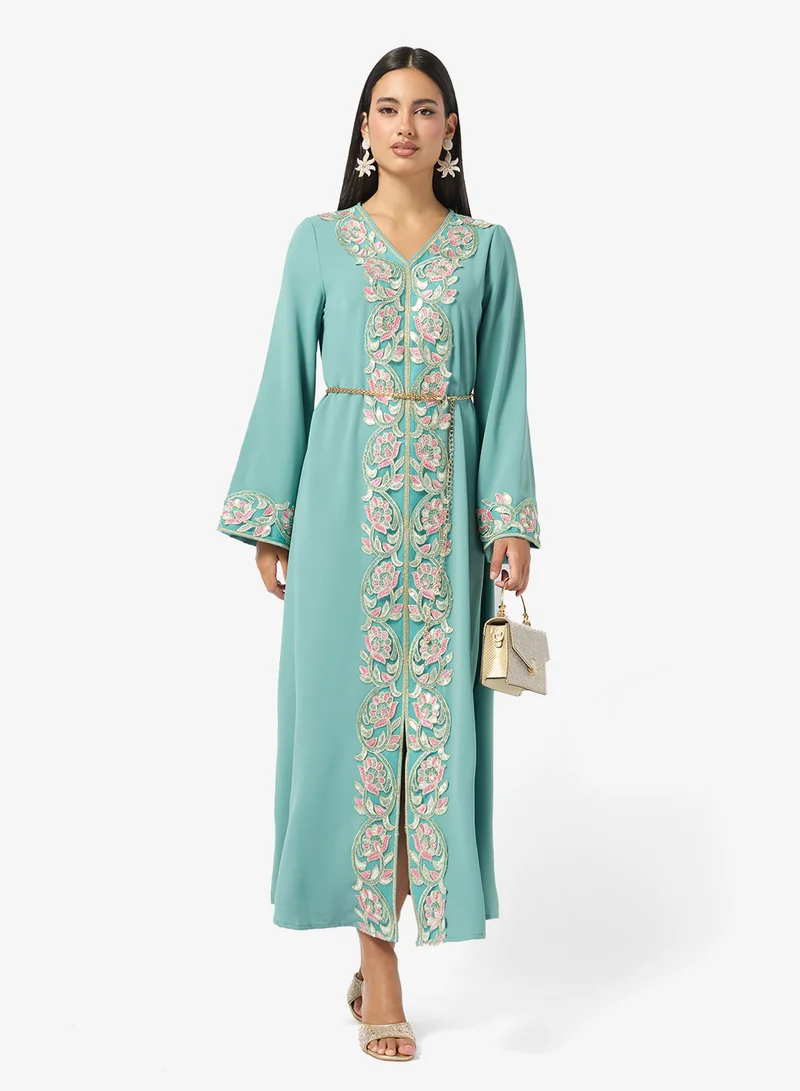 Khizana Printed Jalabiya