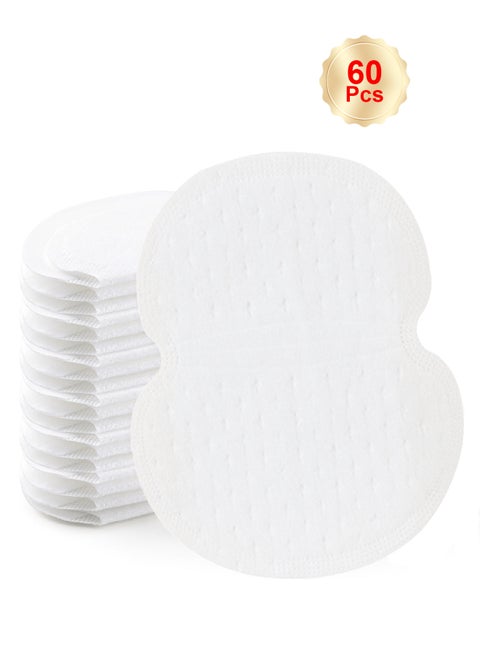 60 Count Disposable Invisible Sweat Absorbing Pads Ultra Thin Super Abosrb Invisible Comfortable Non Sweat Armpit Protection Sweat Pads