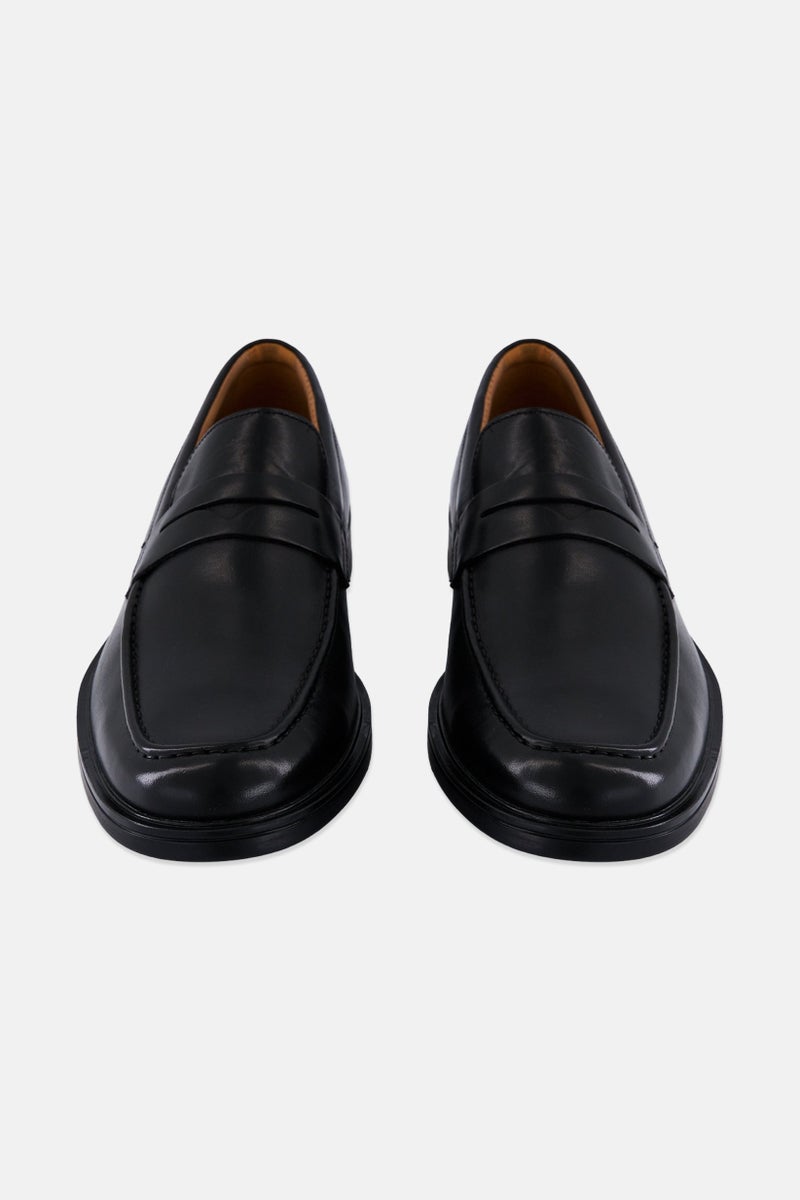 clarks Men Standard Un Aldric Step Slip On Casual Shoes, Black - Image 4