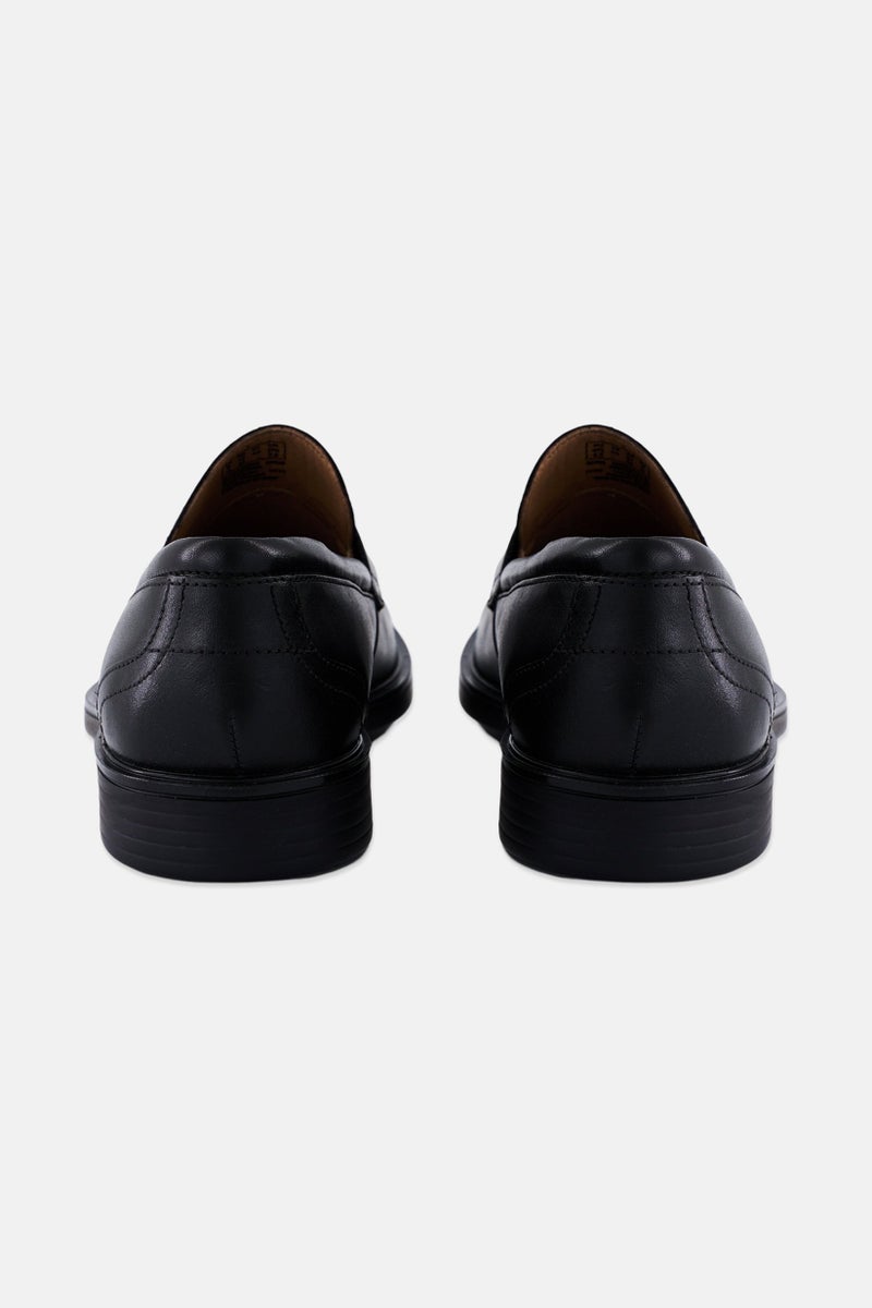 clarks Men Standard Un Aldric Step Slip On Casual Shoes, Black - Image 3