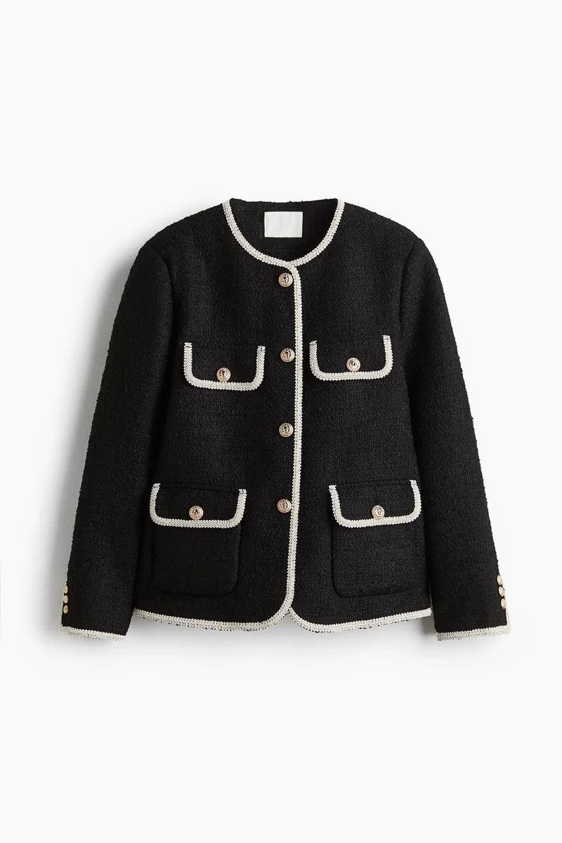 اتش اند ام Bouclé jacket