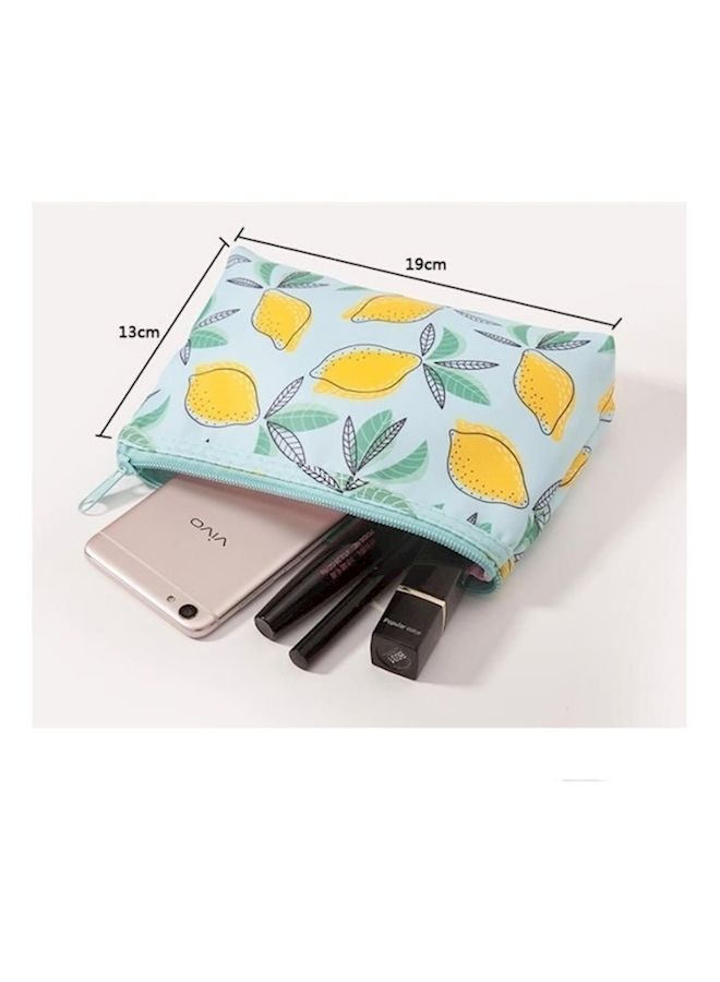 نيبمينينت حقيبة محمولة ومزودة بسحاب للمكياج ومستحضرات التجميل، قطعتان شفاف - Image 4