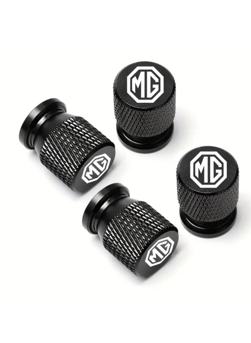 MG 4pcs Set Durable Metal Tire Valve Caps For MG S5 And MG ZS - Image 1