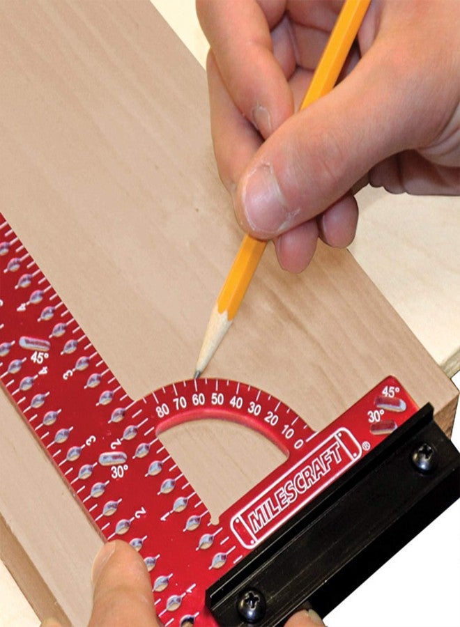 Milescraft 8459 MC-Square150 (metric) - Aluminum Framing and Woodworking Square,Red - Image 4