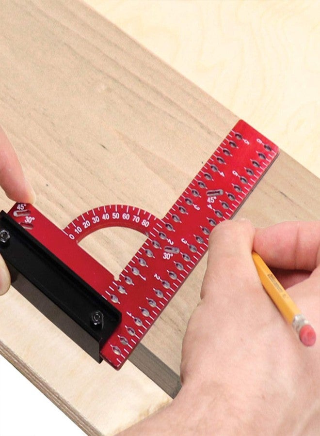 Milescraft 8459 MC-Square150 (metric) - Aluminum Framing and Woodworking Square,Red - Image 2