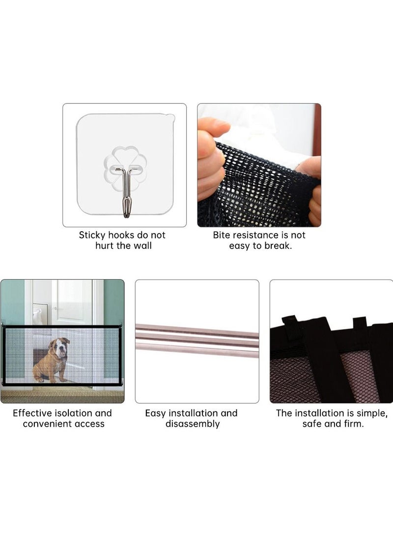 Generic - Altheqa Pet Doorway Gate Mesh Safety Guard for Stairs Outdoor and Doorways - Image 1