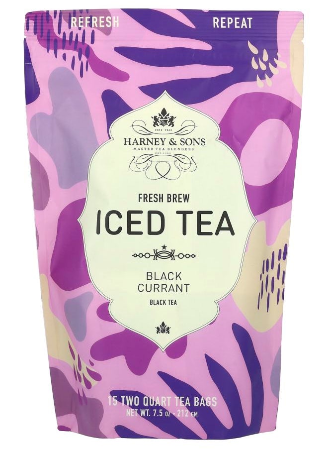 Fresh Brew Iced Tea Black Currant Black Tea 15 Tea Bags 7.5 oz (212 g) - pzsku/Z2DBA722847EEF49F9C50Z/45/_/1740571641/6c3edc82-1f43-42c1-b1cb-34bb21416ef3