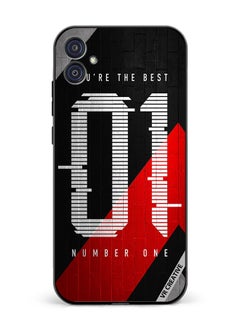 Protective Case Cover For Samsung Galaxy M04/F04 Number One Design Multicolour