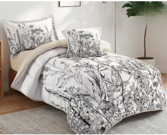 Luxury 4-Piece Microfiber Bedding Set – Ultra Plush Quilted Duvet (230x170 cm), Fitted Sheet, Pillowcase & Cushion Cover – Soft, Breathable, Reversible Comforter Set (Multicolor-O) - Image 2