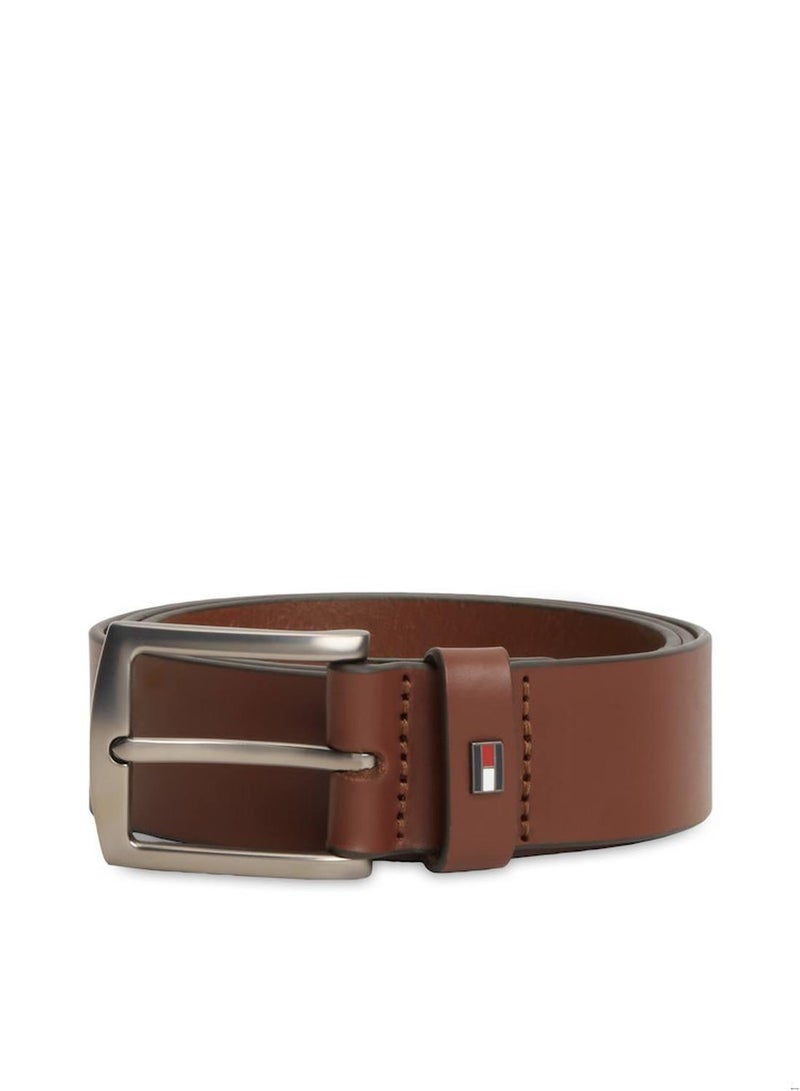 TOMMY HILFIGER Denton Enamel Flag Leather Belt - Image 4