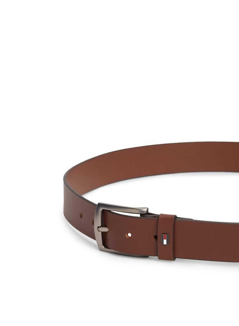 TOMMY HILFIGER Denton Enamel Flag Leather Belt - Image 3