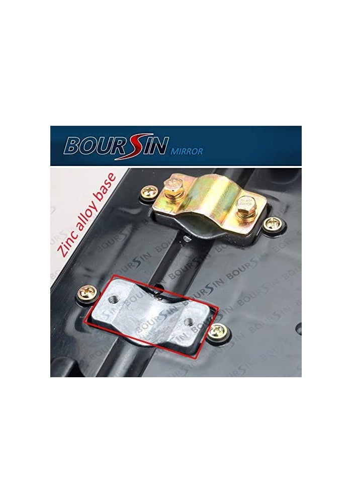 Boursin Side Door Mirror for HINO 145 165 238 258 268 338 (2008-2020) - Wide Angle - Image 4