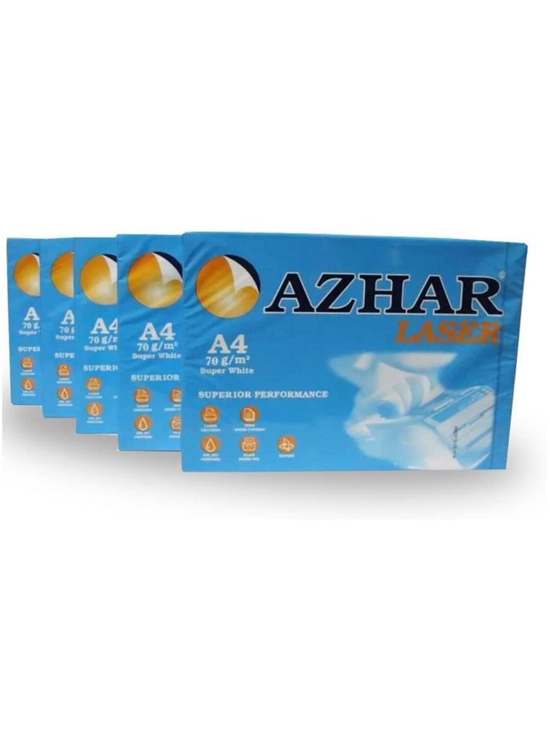 أزهار ورق تصوير أزهار A4 70 جم 500 ورقة عبوة من 5 قطع - Image 2