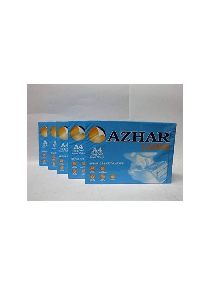 أزهار ورق تصوير أزهار A4 70 جم 500 ورقة عبوة من 5 قطع - Image 3