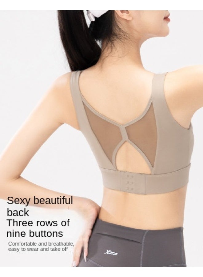 XTEP High-intensity Sports Bra For Women, Push-up Anti-sagging, Running Shockproof, Fitness Back-shaping, All-in-one Yoga Vest Bra - Image 1