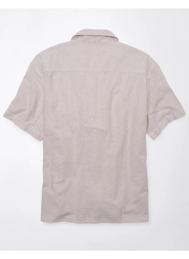 American Eagle Essential Button-Up Poolside Shirt