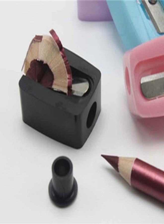 GANPUB 1Pc Black Practical Beauty Eyebrow Pencil Comb Makeup Tool Cosmetics Sharpener, Tools and Accessories - Image 3
