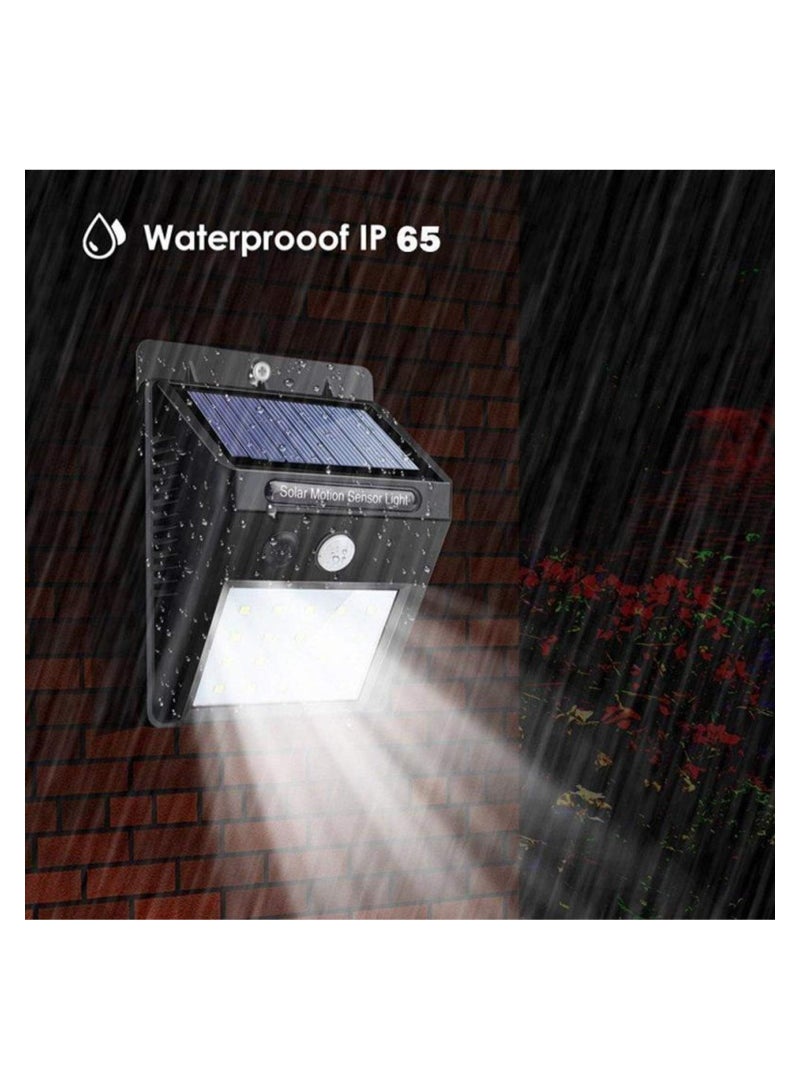 【4 pack】 35 LED Solar Lights Outdoor Waterproof Solar Motion Sensor Light Wireless Lights Outside Wall Lamp for Driveway Patio Garden Path - Image 3
