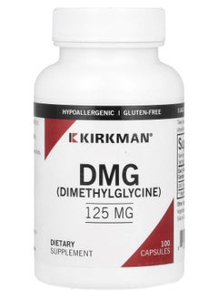 Kirkman Labs DMG (Dimethylglycine) 125 mg 100 Capsules 