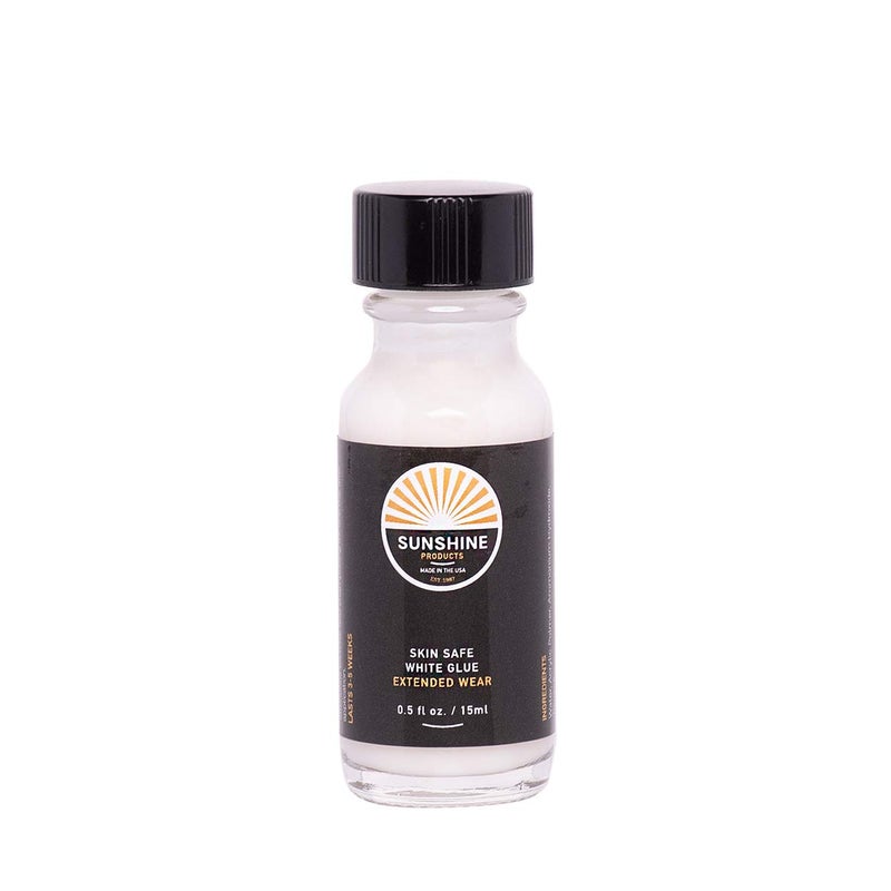 Sunshine Tape Lace Wig Adhesive  Skin Safe White Glue  Extended Wear 5oz 