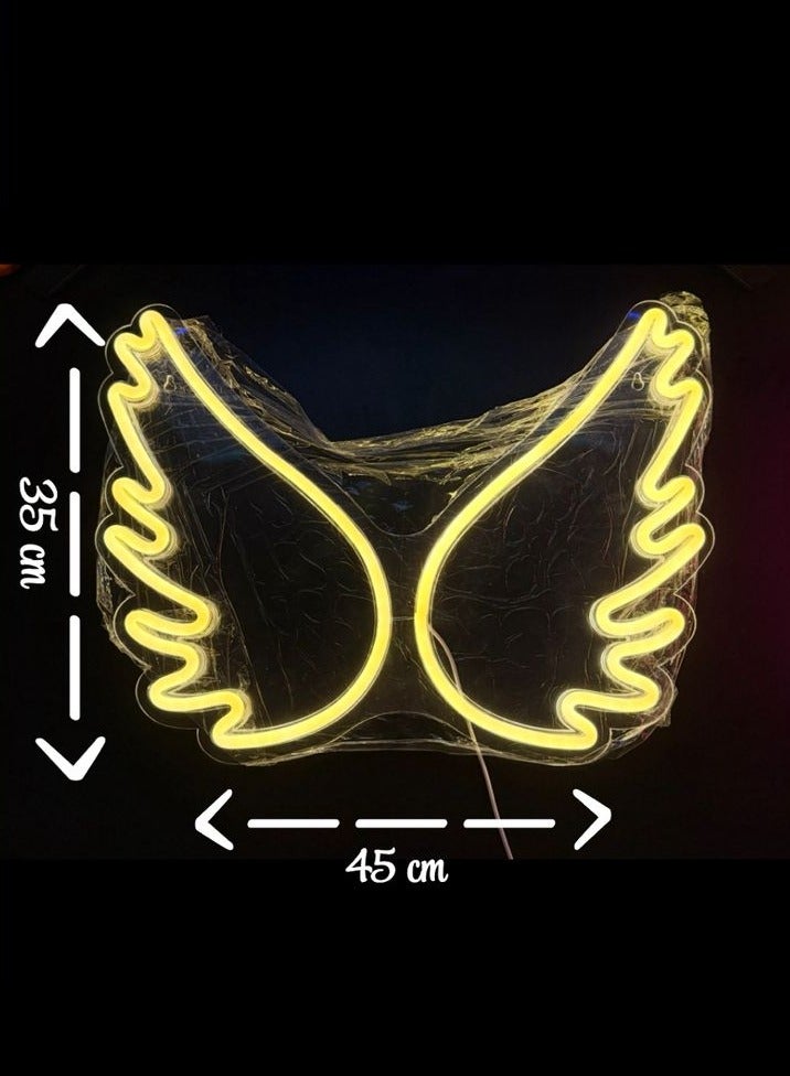 Wings Neon LED Sign USB plug - Image 3