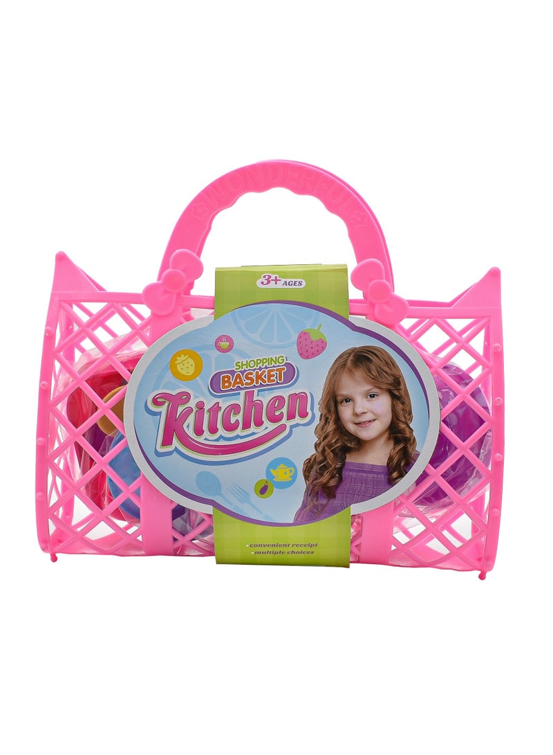 كيتشن سلة التسوق مع ملحقات المطبخ - 7 ملحقات - Image 1