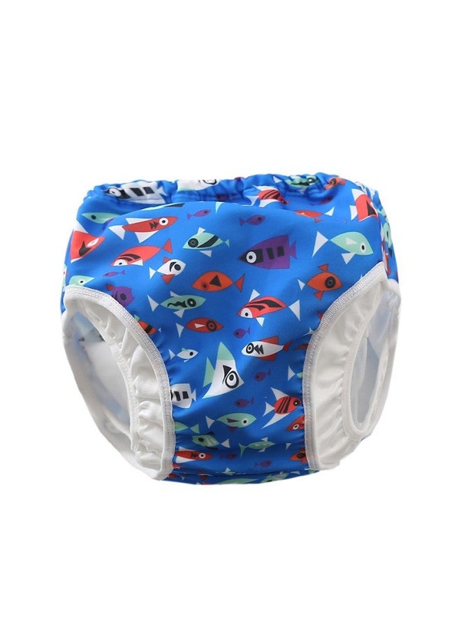 Children's Swimming Trunks Girls' Baby Waterproof Leak-proof Swimsuit Baby's Cute Lace Girls' Swimming Trunks
