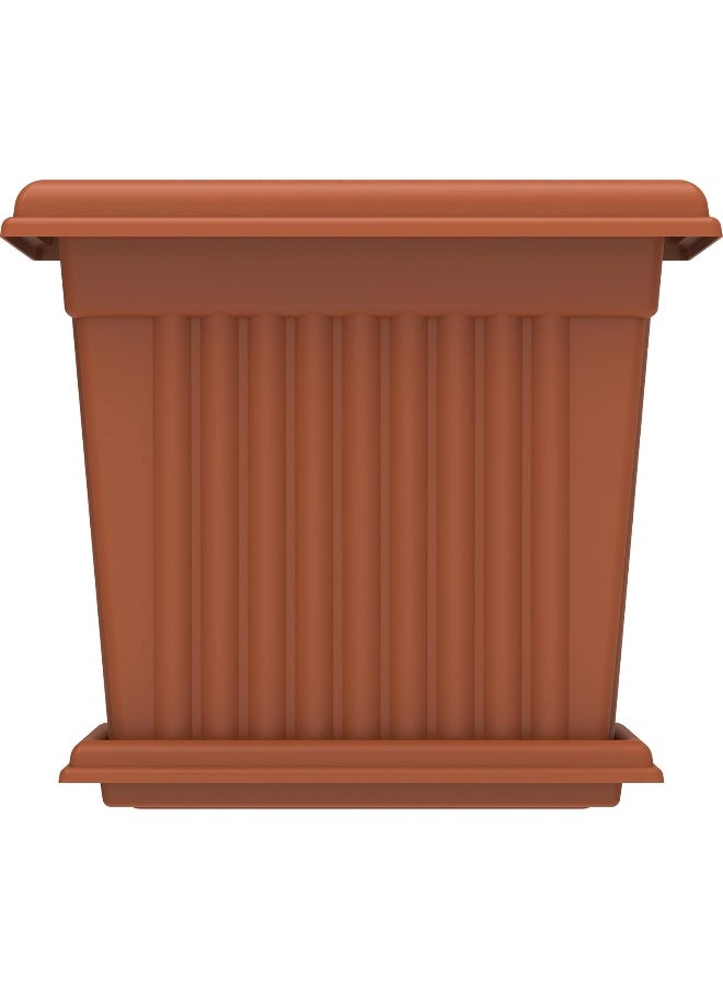 Cosmoplast 10L Square Planter with Tray