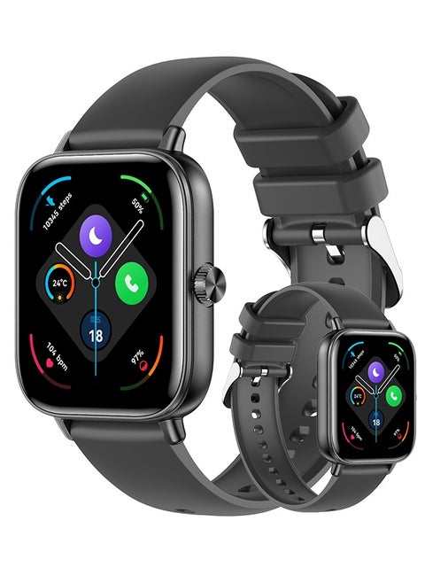 Men/Women Bluetooth Smartwatch, 1.83-Inch High Definition Large Screen Full Screen Touch, Ultra Thin Body, 100+ Sports Modes, Wireless Answering/Making Calls, Multi Dimensional Health Monitoring, Smart Bracelet RT i128