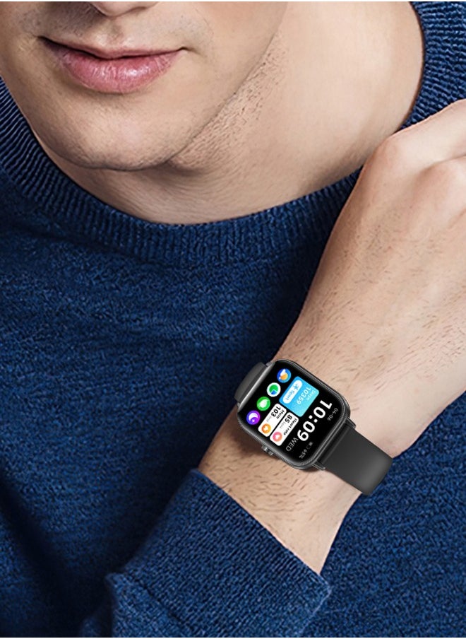 Generic - Men/Women Bluetooth Smartwatch, 1.83-Inch High Definition Large Screen Full Screen Touch, Ultra Thin Body, 100+ Sports Modes, Wireless Answering/Making Calls, Multi Dimensional Health Monitoring, Smart Bracelet RT i128 - Image 1