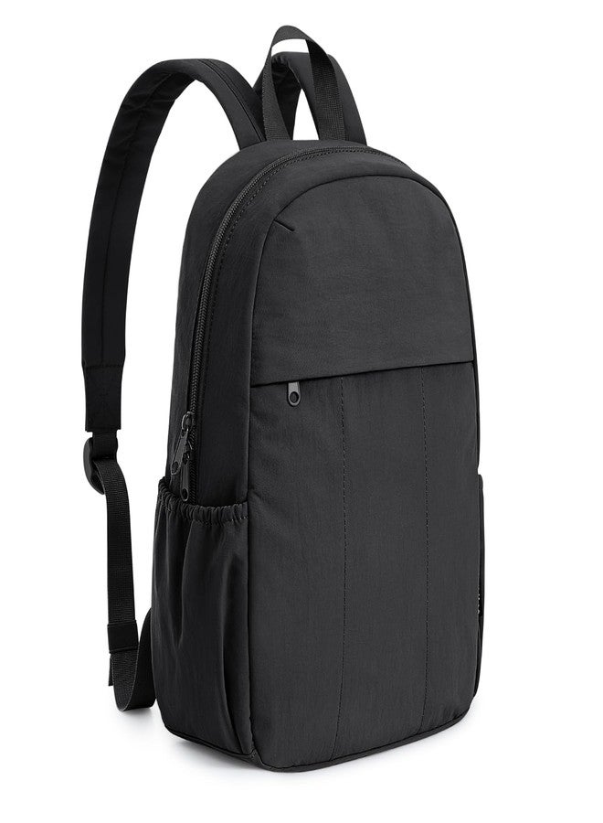 جي4فري حقيبة ظهر صغيرة G4Free للنساء، مقاومة للماء، مناسبة للمشي لمسافات طويلة، مزودة بأحزمة كتف قابلة للتعديل، مثالية للمدرسة والسفر والتسوق والعمل والاستخدام اليومي (أسود) - Image 1