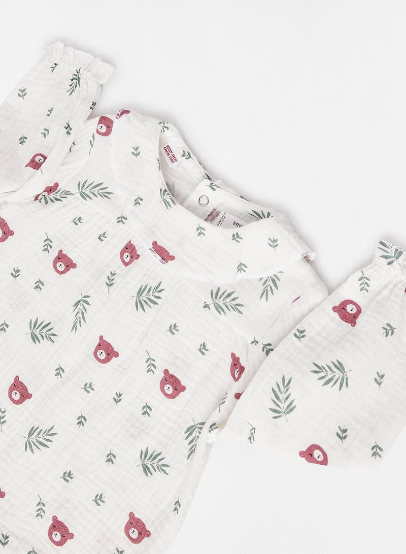 MANGO Baby Girls Graphic Pyjama Set  - Image 3