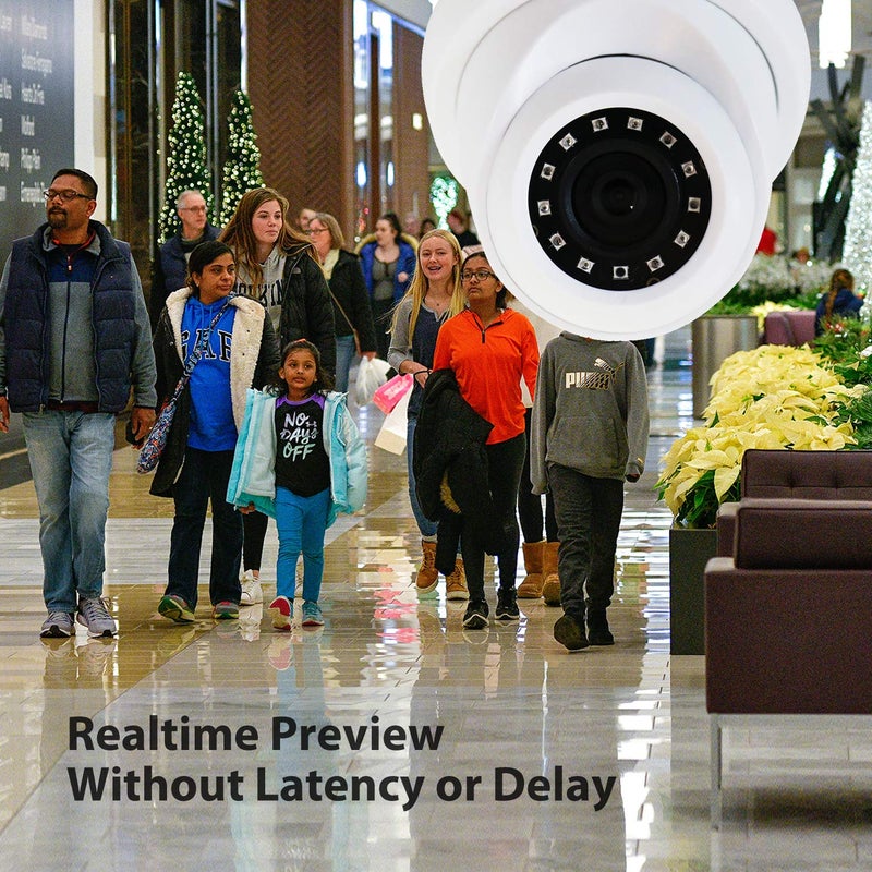 CP PLUS (Refurbished) CP PLUS 2.4MP Full HD IR Dome Night Vision Camera, 3.6mm- 1080p CP-VAC-D24L2-V3 - Image 4