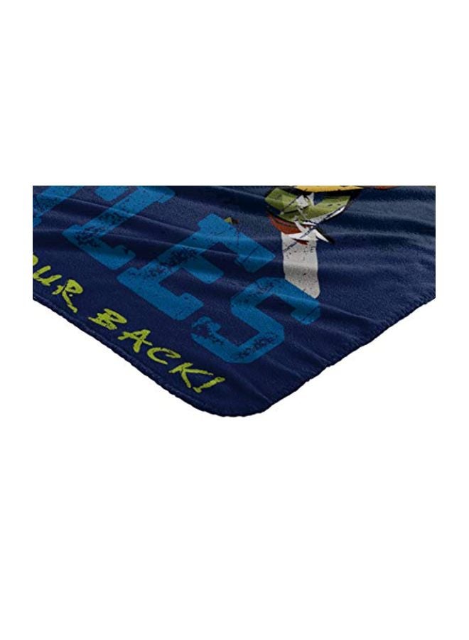 نكلوديون بطانية زينة بنمط مطبوع من فيلم الكرتون "Teenage Mutant Ninja Turtles" - Image 3