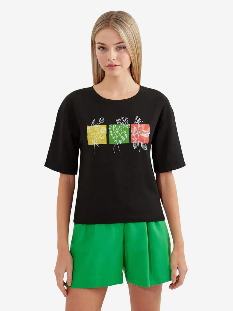 BIG DART BDART Printed Crew Neck T-Shirt