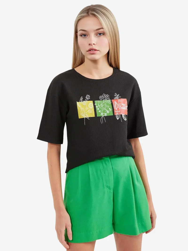 BIG DART BDART Printed Crew Neck T-Shirt