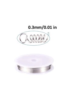 Generic 10 Roll 0.3mm 10 Color Jewelry Copper Wire Strong Alloy Copper Wire Metal Wire DIY Cloisonne Craft Making, Handmade Copper Coil Jewelry Making  - Image 3