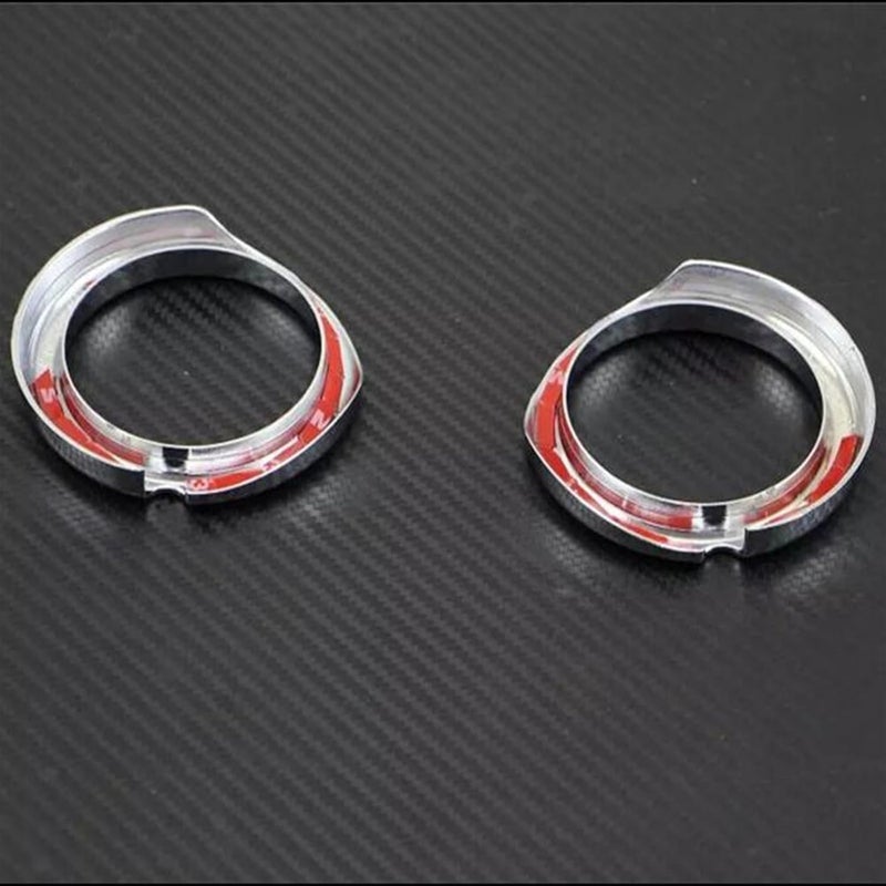 QASULER Fog Light Lamp Frame Cover for Mitsubishi Outlander - Image 3