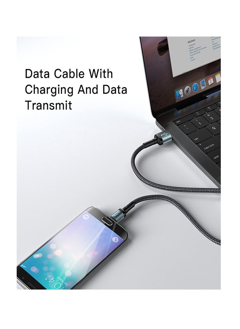 Yesido - Yesido CA74 Data Cable 120CM 2.4A Output for iPhone/Lightning Devices - Black - Image 1