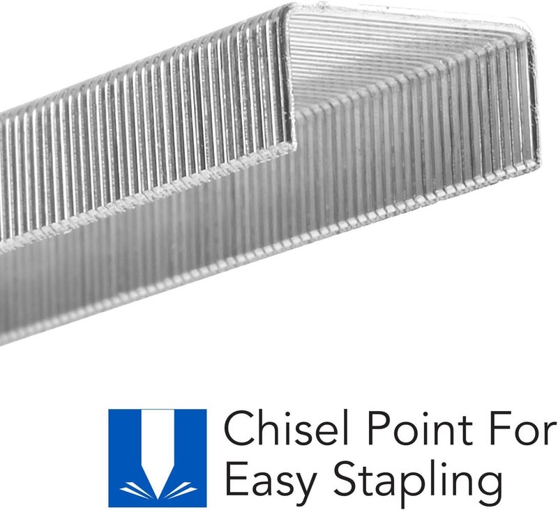 Swing Line Staples, Heavy Duty, 1/4" Length, 25 Sheet Capacity, 100/Strip, 5000/Box, 1 Pack (79394) - Image 3