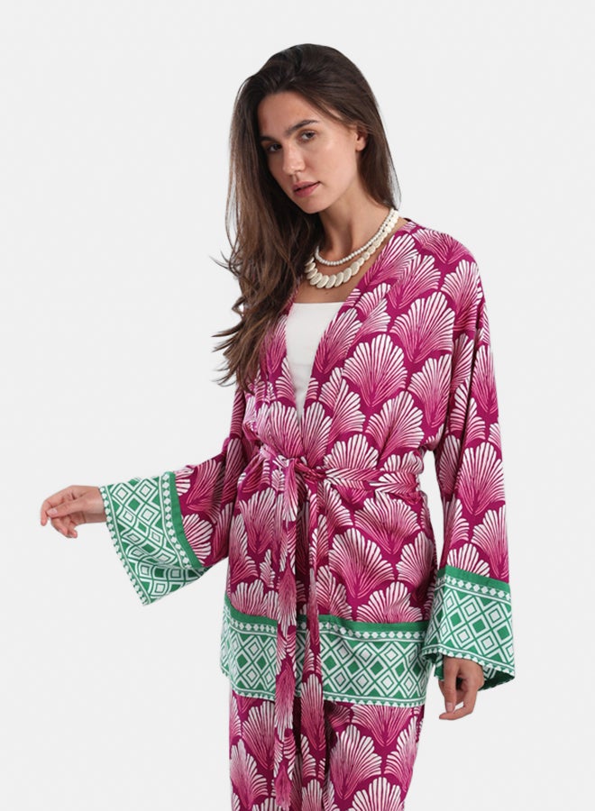 Carina Shell Printed Kimono - Image 3
