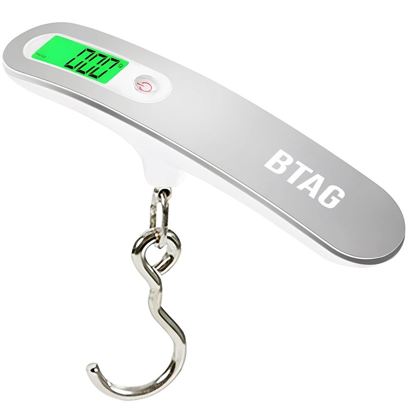 Btag Portable Electronic Luggage Weighing Scale | 50kg/110Lb Digital Handheld Travel Weight Scale with LED Display | Compact & Durable Suitcase/Baggage Weight Checker for Home– Pack of 1(JY-26) - Image 1