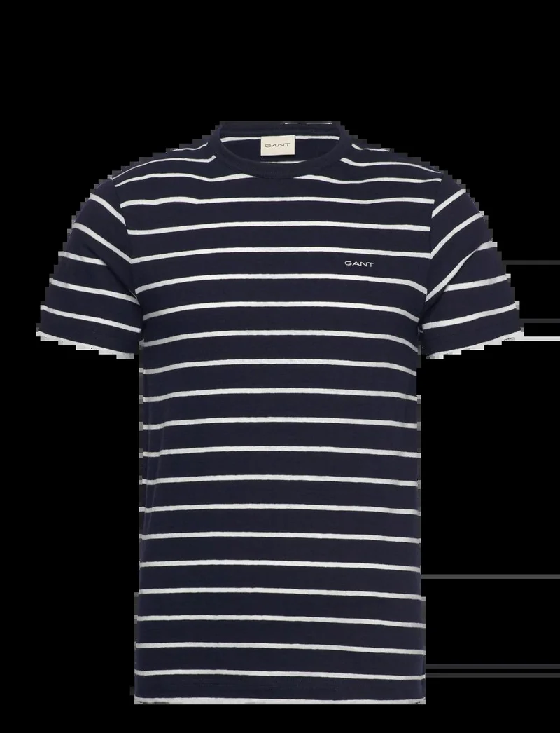 Striped Cotton Linen T-Shirt