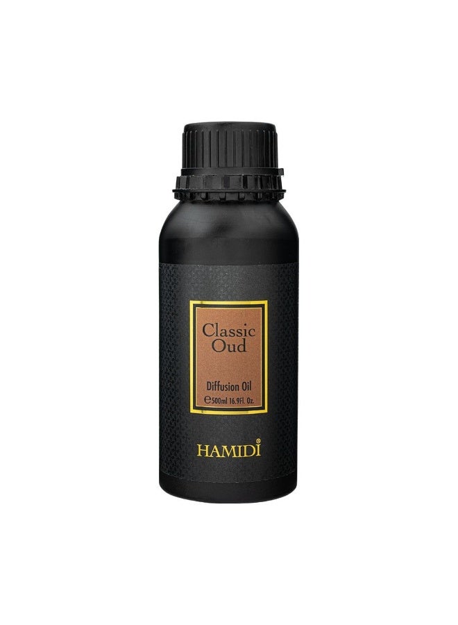 DANUBE HOME Hamidi Classic Oud Diffuser Oil 500ml Long Lasting Aroma Fragrance - Image 2