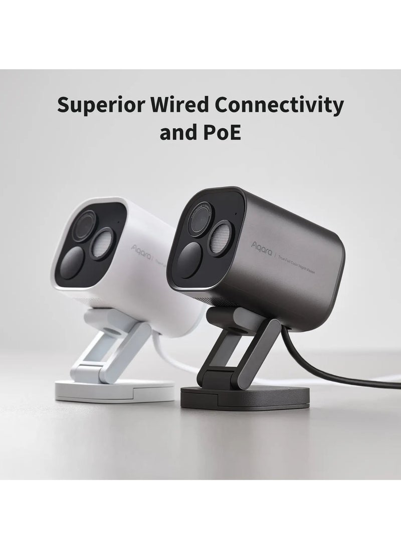 Aqara - Aqara Camera Hub G5 Pro POE Version 32GB eMMC, Zigbee and Thread Support, AI-powered Visual and Audio Detection, True Color Night Vision,Integration with Apple HomeKit and Alexa-Global version White - Image 1