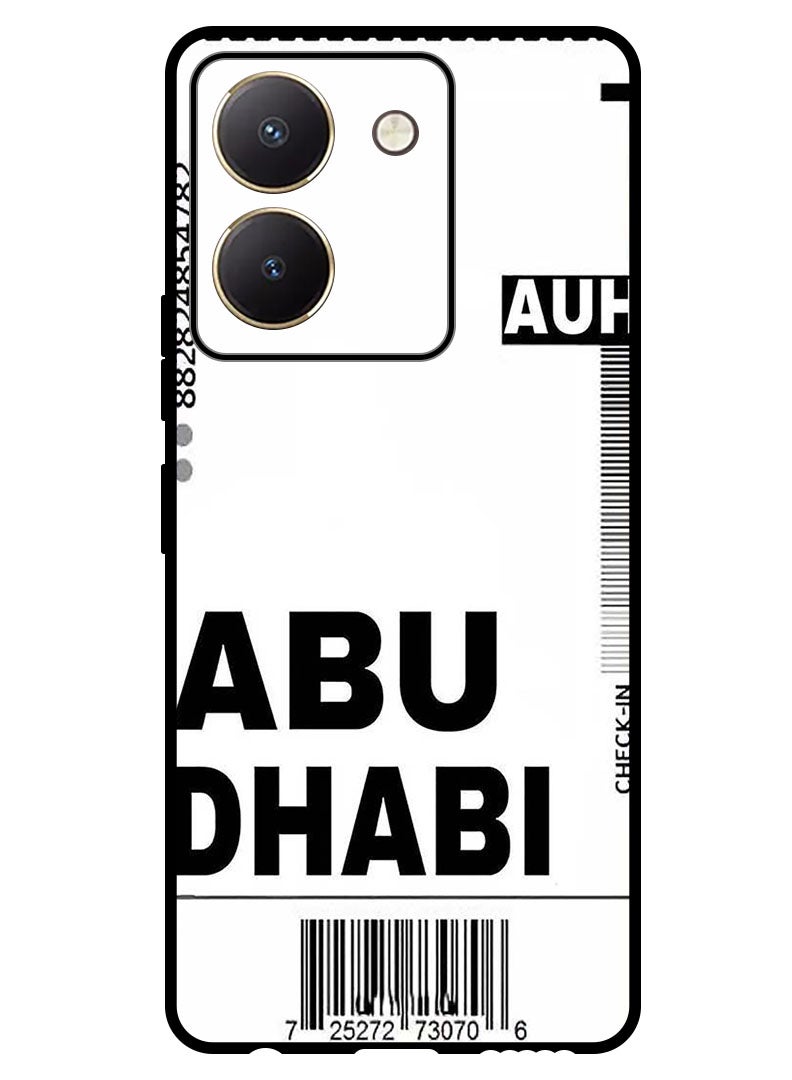 Theodor Protective Case Anti Scratch Shock Proof Bumper Cover For Vivo Y27s AUH boarding pass - Image 1