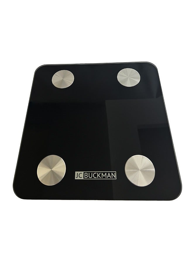 JC BUCKMAN Smart Digital Body Weight Scale With BMI | Body Fat Muscle Mass Bone Density Water Weight Monitor | High Accuracy Bluetooth Bathroom Weighing Scale | Body Composition Health Tracker for Men Women Kids - Image 1