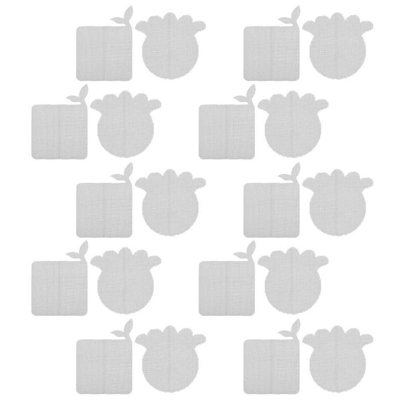 40 pcs Bathroom Floor Drain Sticker Filter Hair Strainer Anti-blocking Filter Decal - Image 3