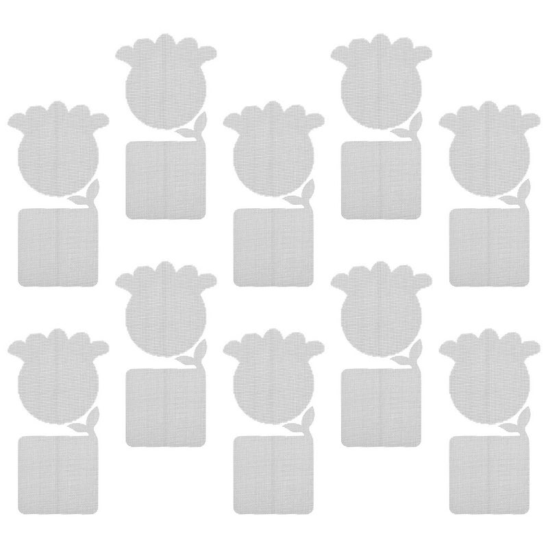 40 pcs Bathroom Floor Drain Sticker Filter Hair Strainer Anti-blocking Filter Decal - Image 2