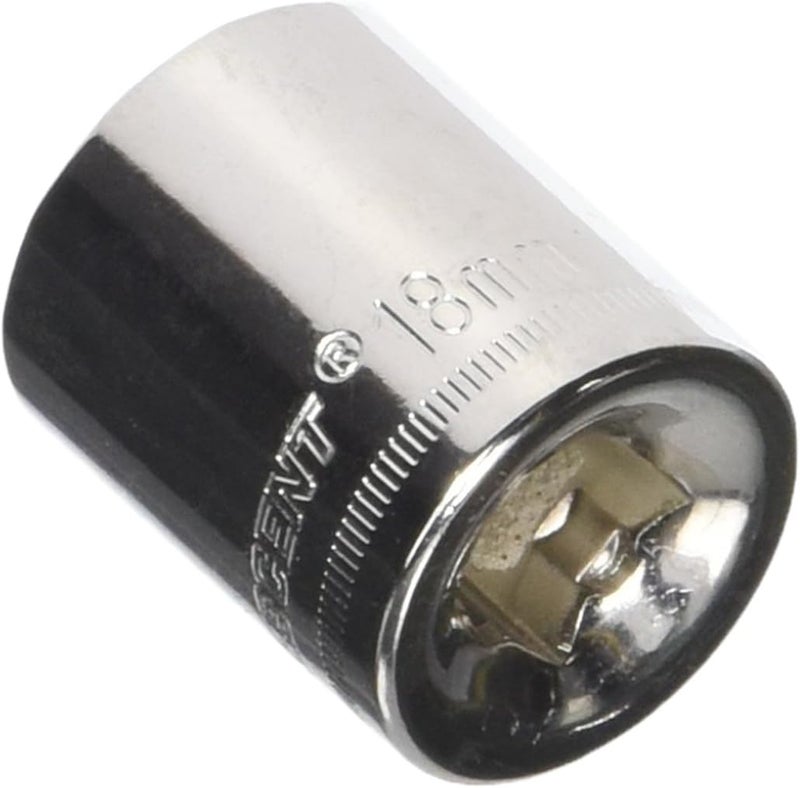 Crescent 3/8" Drive 12 Point Standard Metric Socket 18mm - CDS48N (Pack of 4) - Image 2